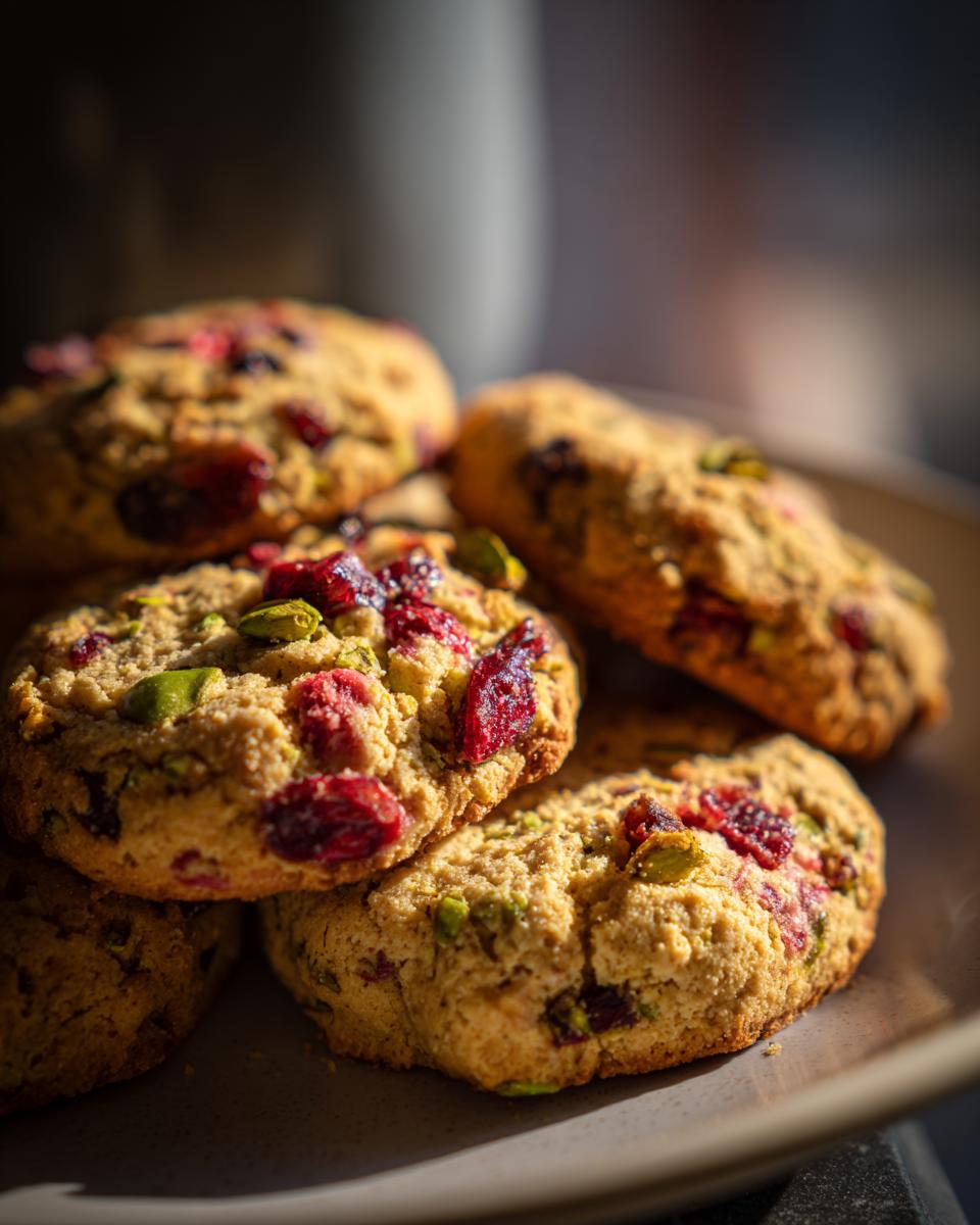 Cranberry Pistachio Shortbread - detail 2