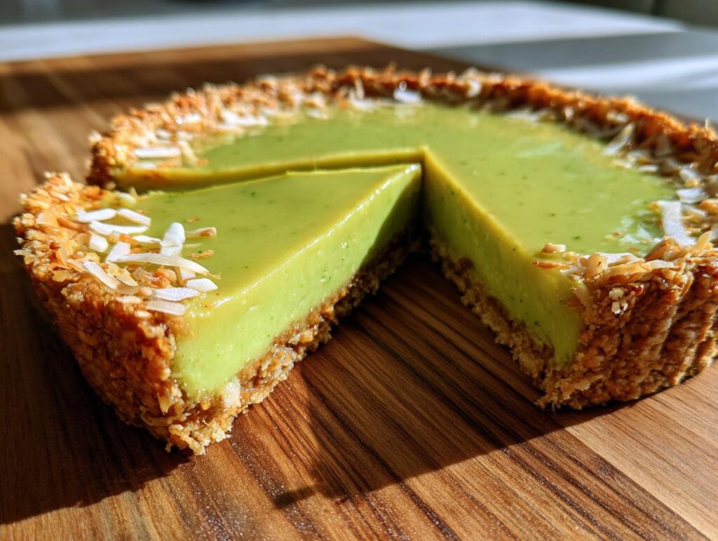 Creamy Avocado Lime Tart