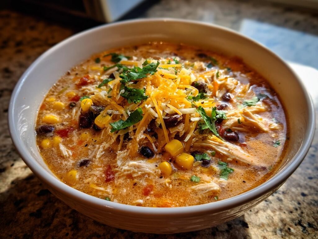 Creamy Chicken Tortilla Soup