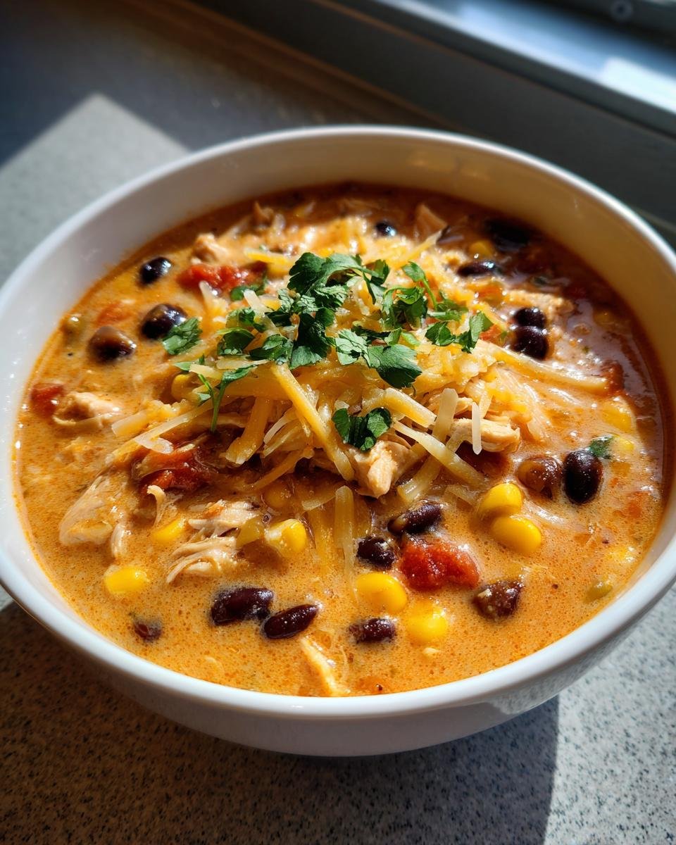Creamy Chicken Tortilla Soup - detail 2