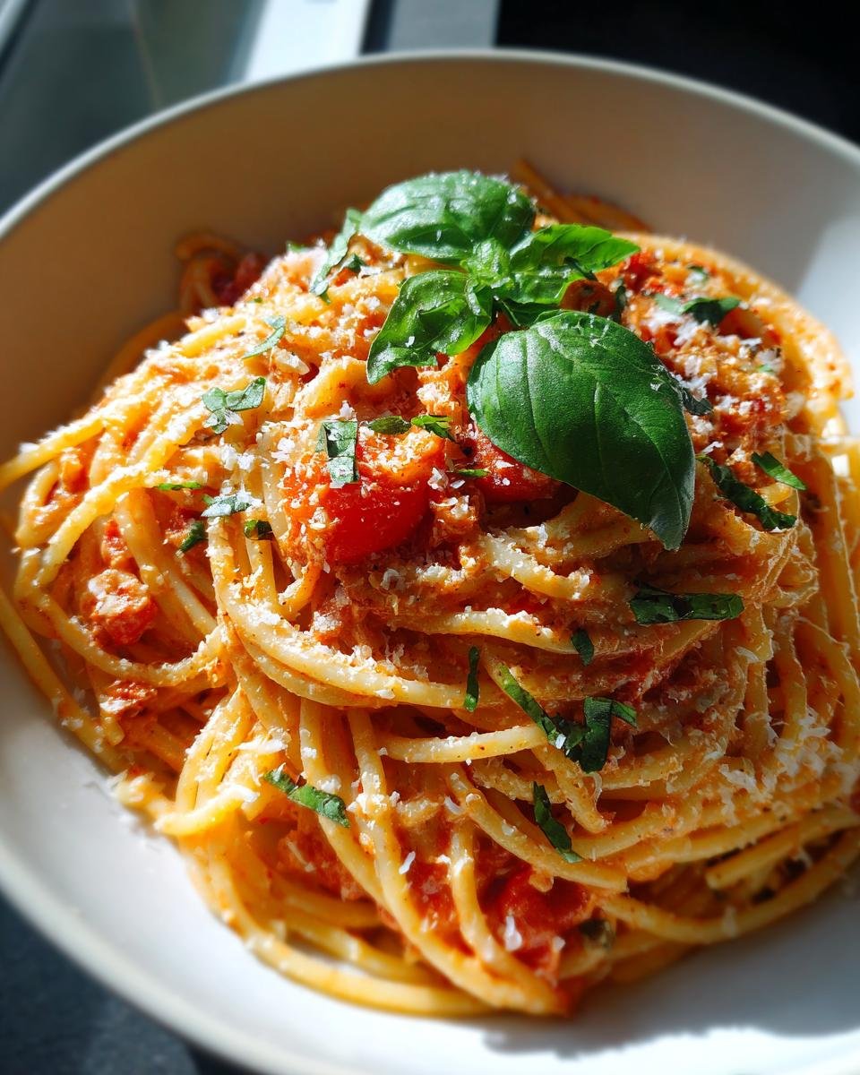 Creamy Tomato Garlic Pasta - detail 2