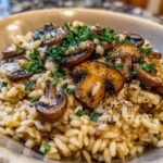Creamy Vegan Mushroom Risotto
