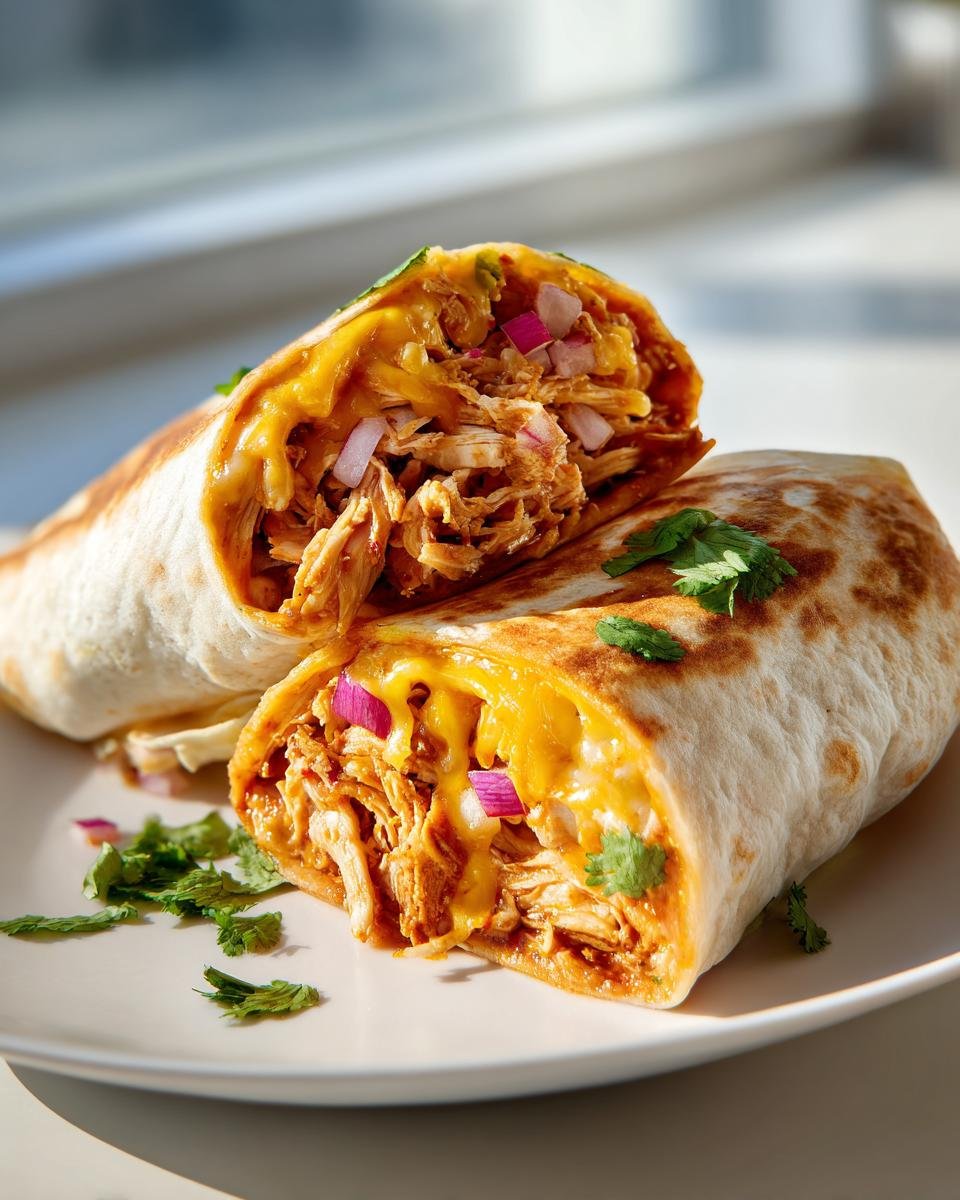 Crispy BBQ Chicken Wraps - detail 1