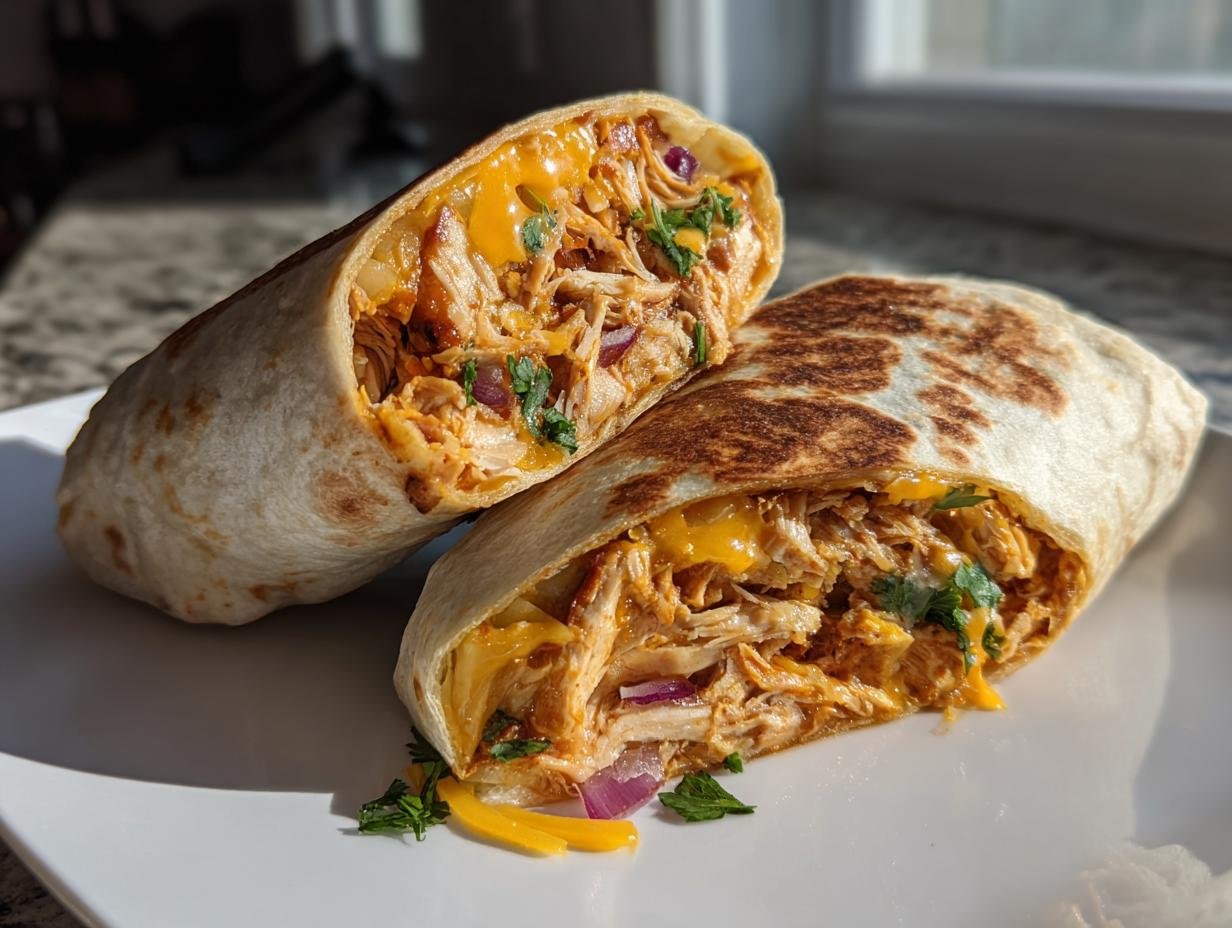 Crispy BBQ Chicken Wraps