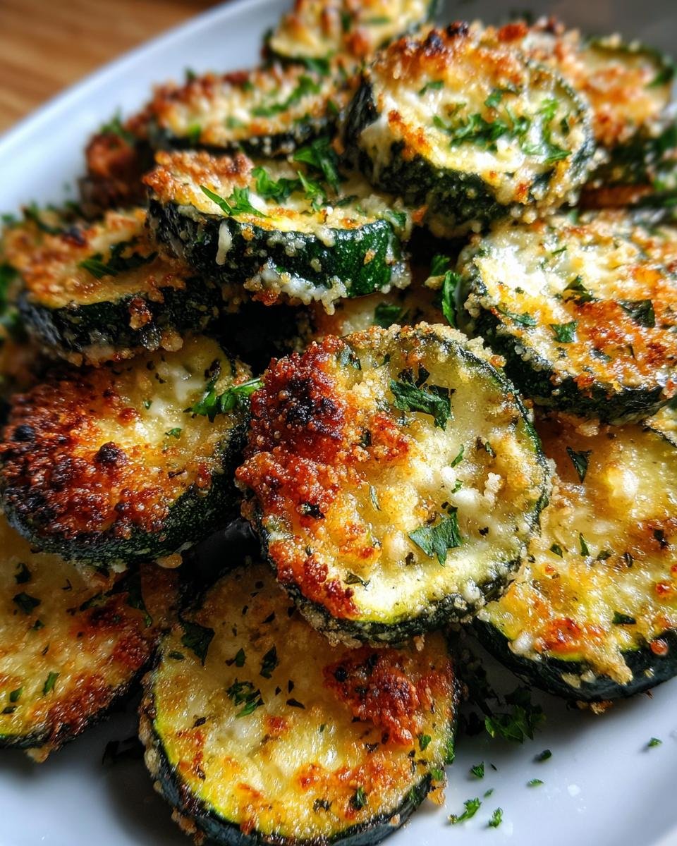Crispy Baked Parmesan Zucchini - detail 1