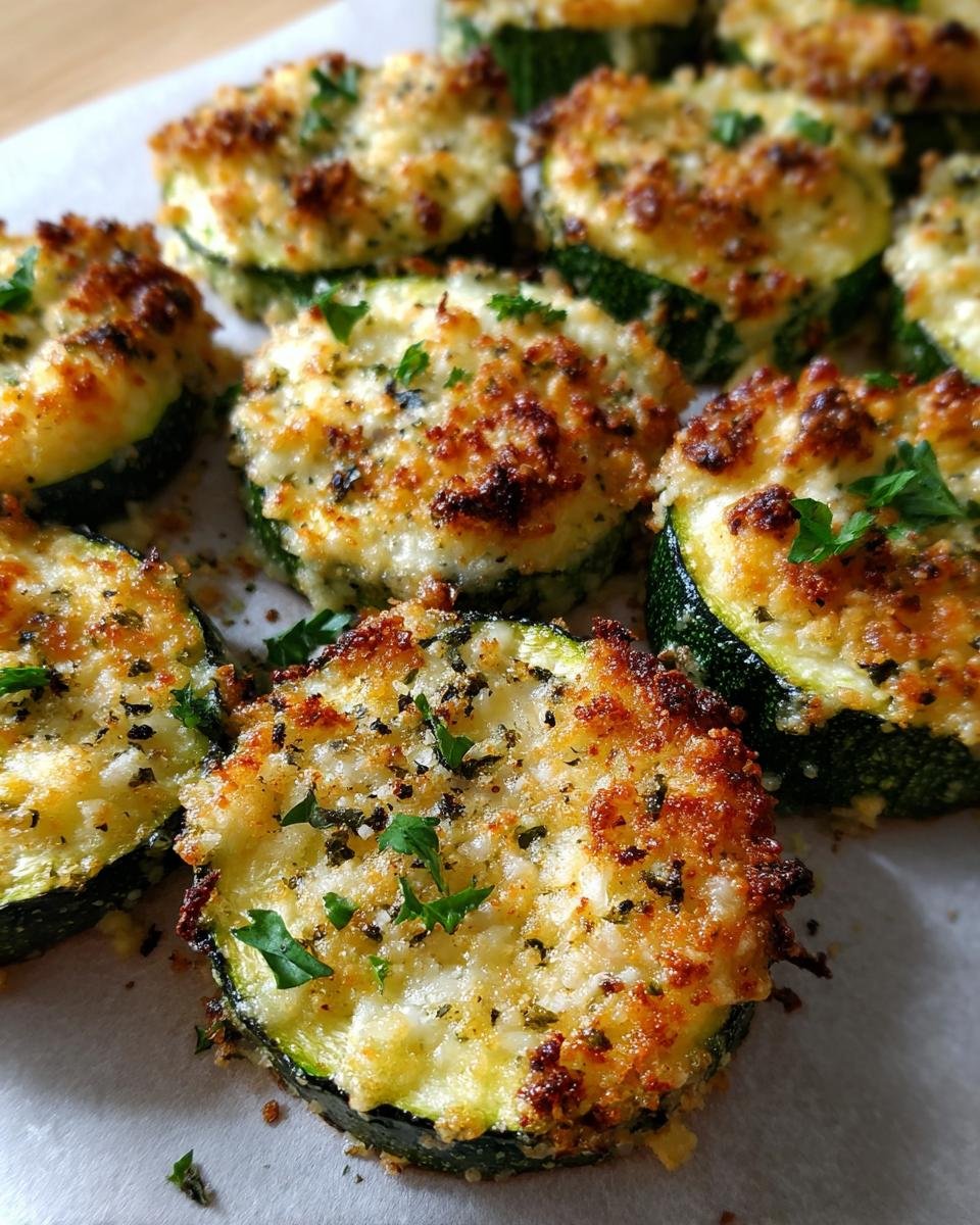 Crispy Baked Parmesan Zucchini - detail 2