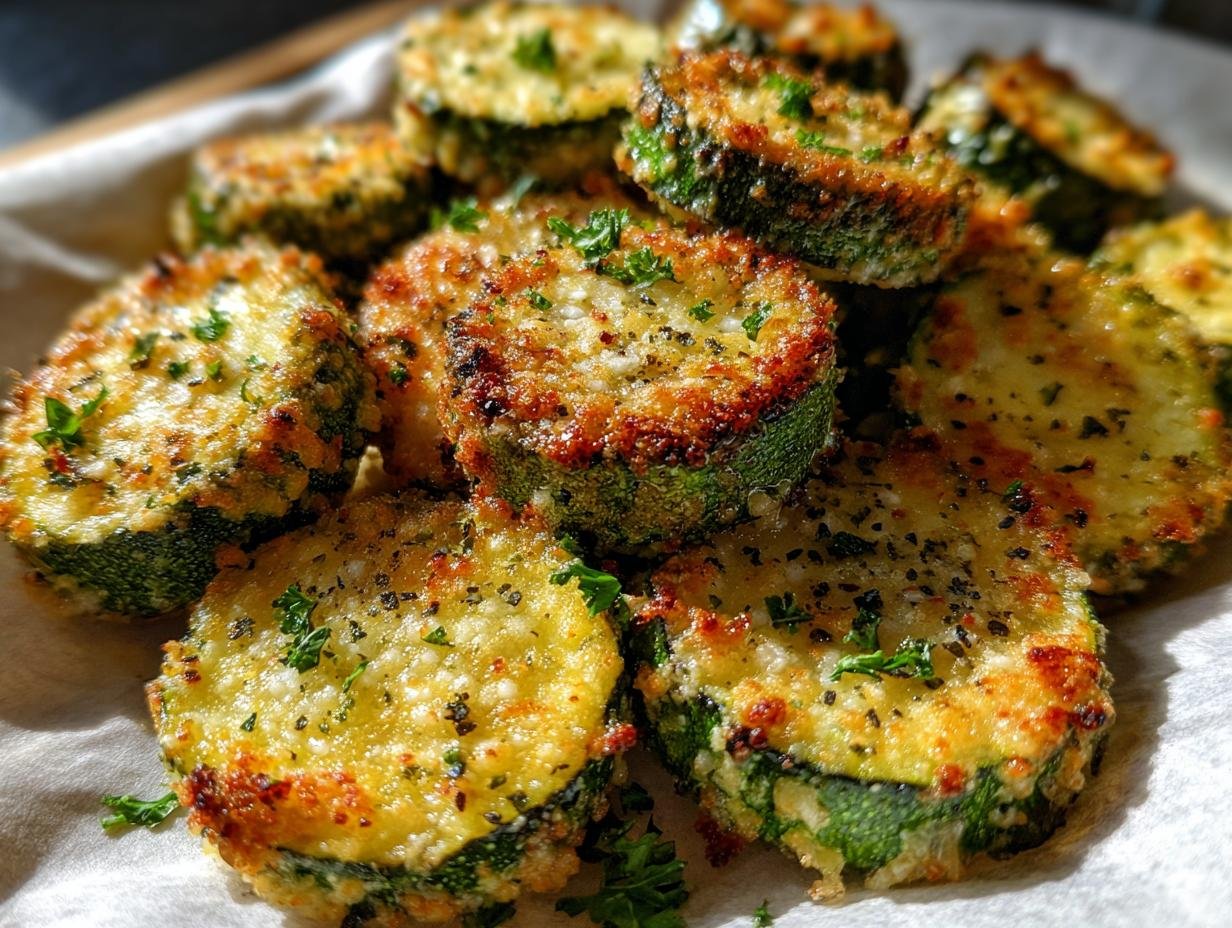 Crispy Baked Parmesan Zucchini