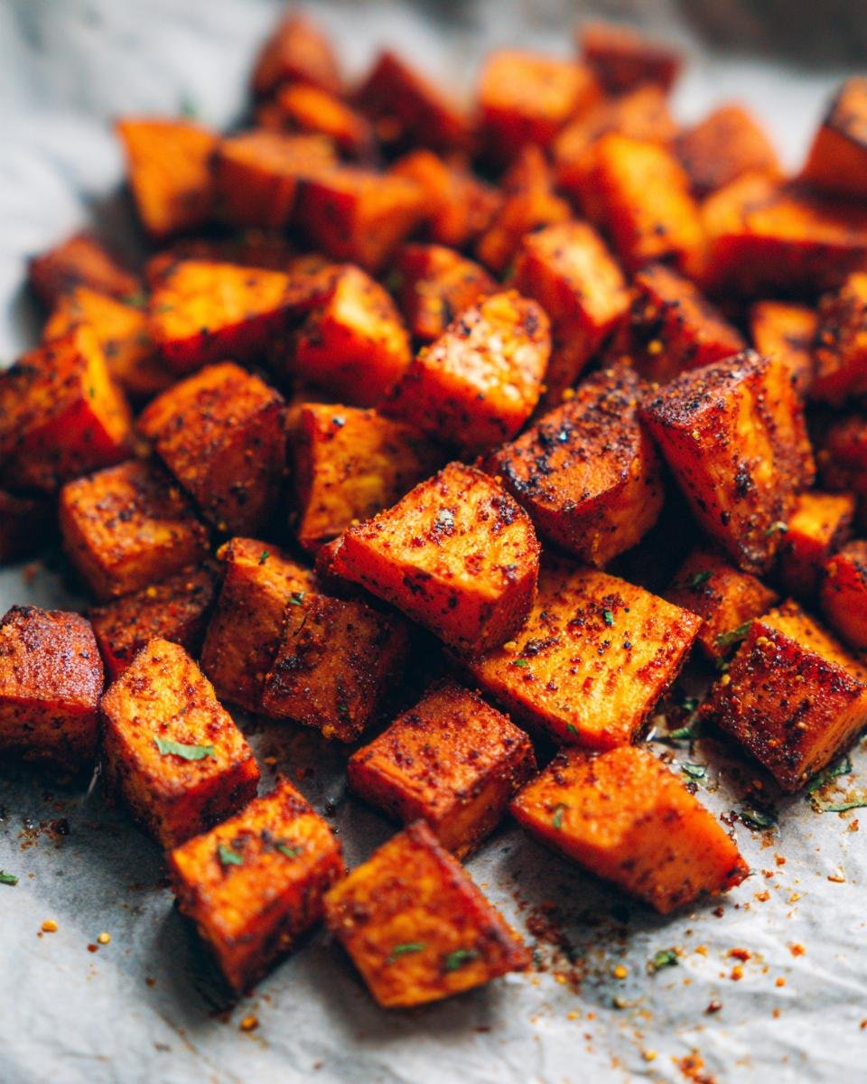 Crispy Roasted Sweet Potatoes - detail 2