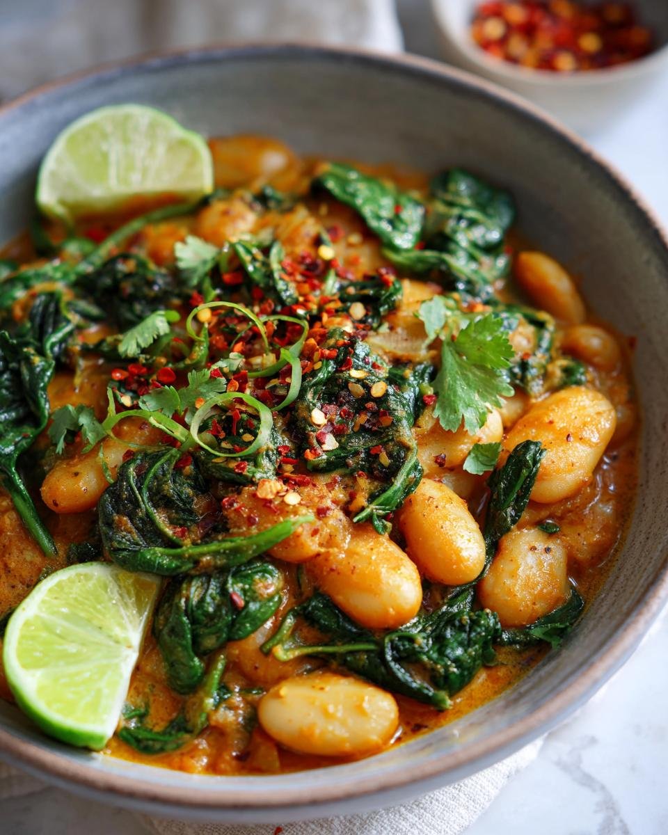 Curried Butter Beans - detail 2