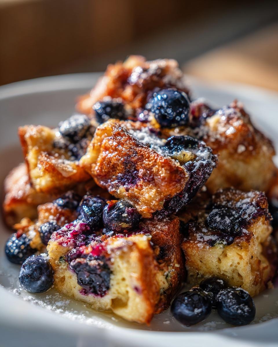 Delicious Blueberry French Toast Casserole - detail 1