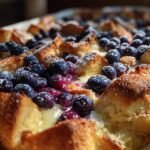 Delicious Blueberry French Toast Casserole