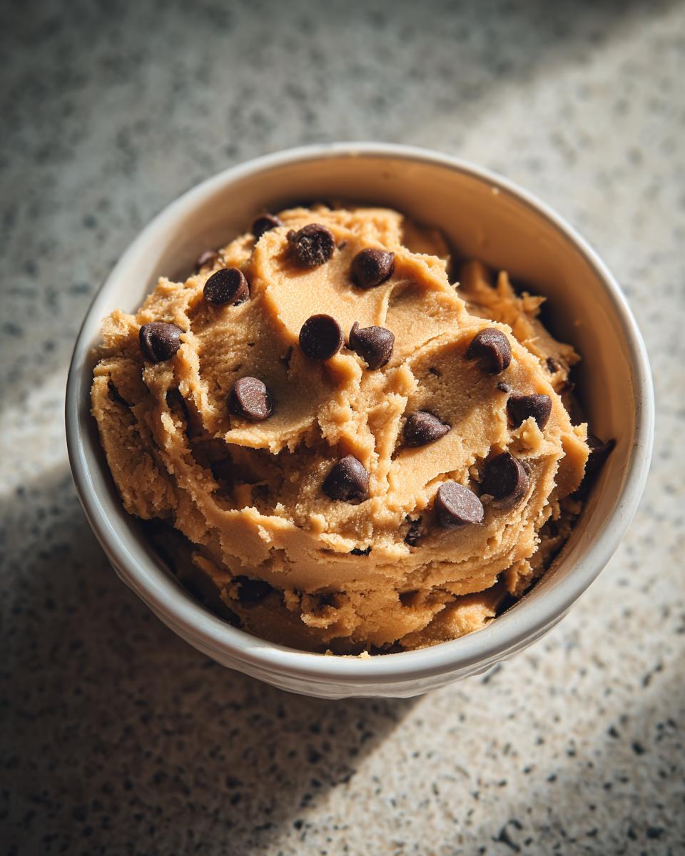 Easy Edible Cookie Dough for One - detail 1