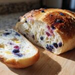 Easy Lemon Blueberry Sourdough Bread Recipe