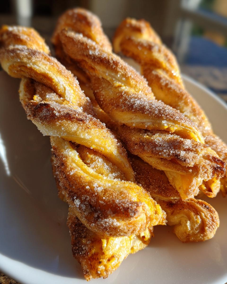 Easy Pumpkin Pie Twists - detail 1