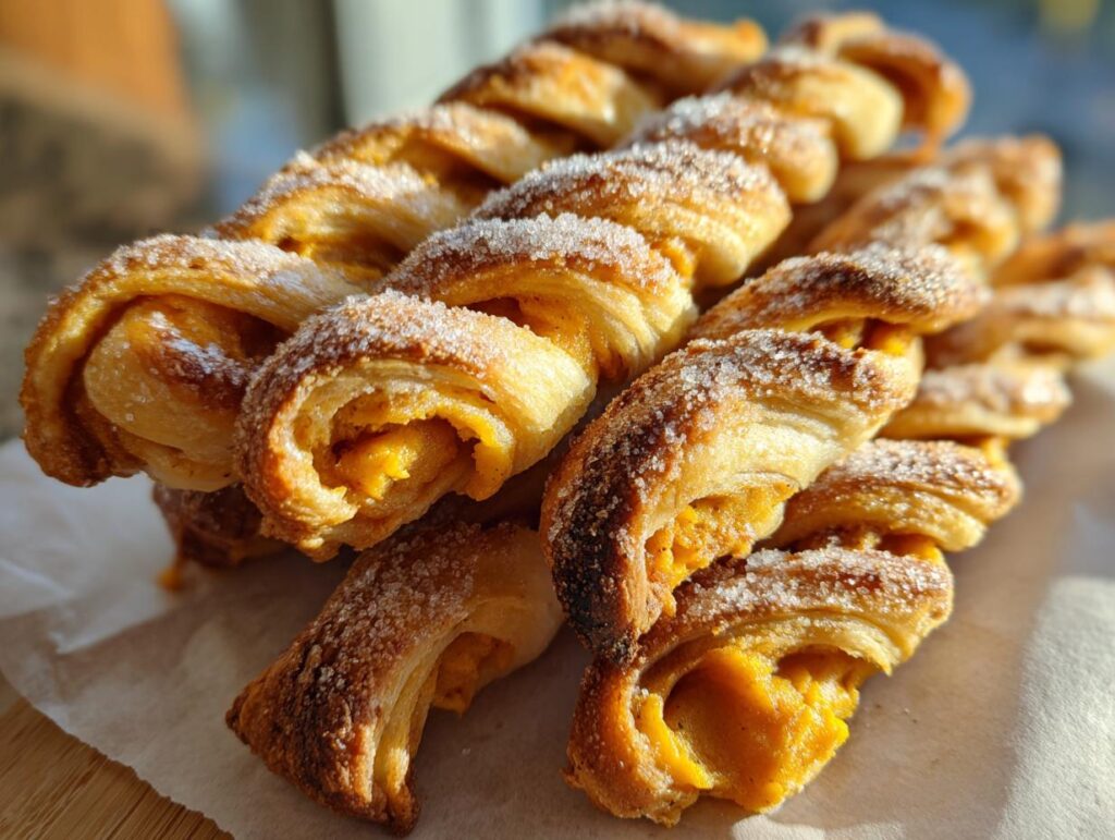 Easy Pumpkin Pie Twists