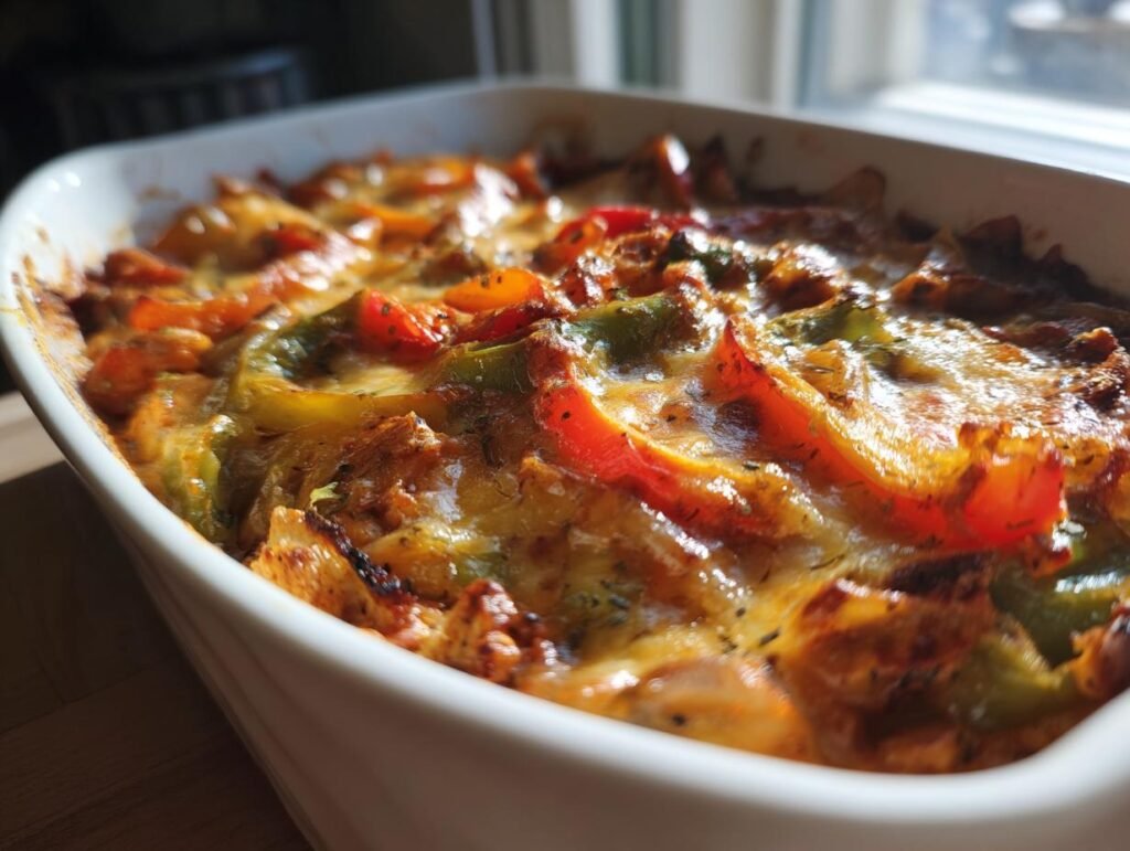 Fajita Chicken Casserole
