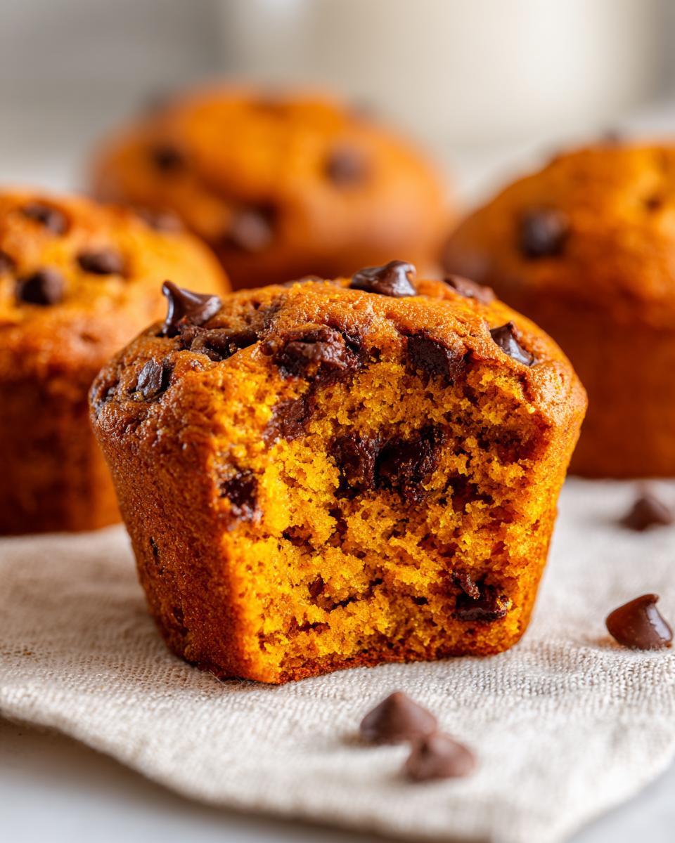 Flourless Pumpkin Muffins - detail 1