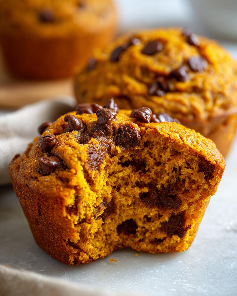 Flourless Pumpkin Muffins - detail 2