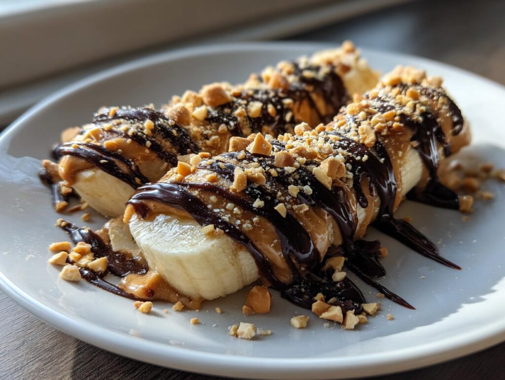 Frozen Banana Snickers