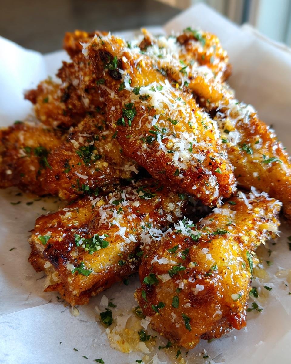 Garlic Parmesan Wings - detail 1