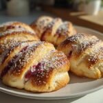 Hallonbullar: Raspberry Buns