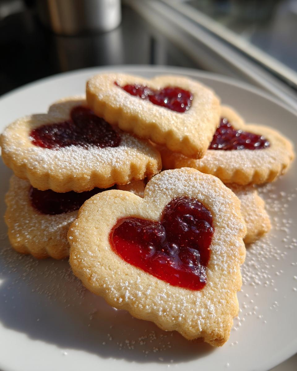 Heart Jam Cookies - detail 1