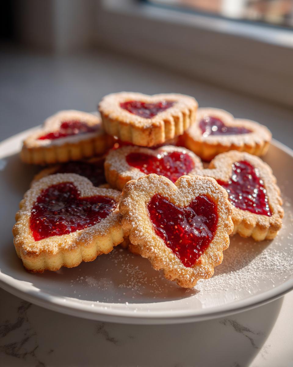 Heart Jam Cookies - detail 2