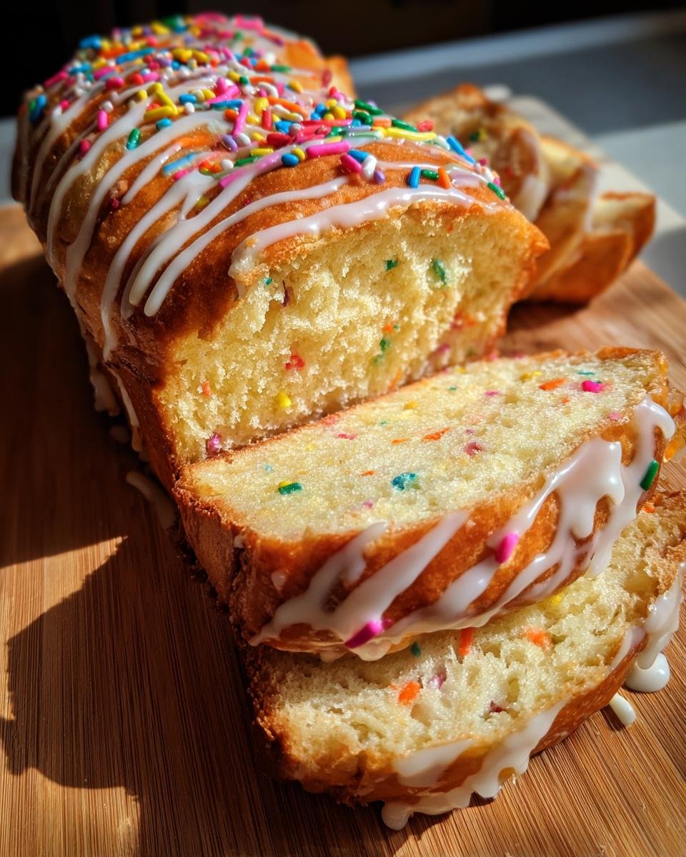 Holiday Sprinkle Buttermilk Bread - detail 2
