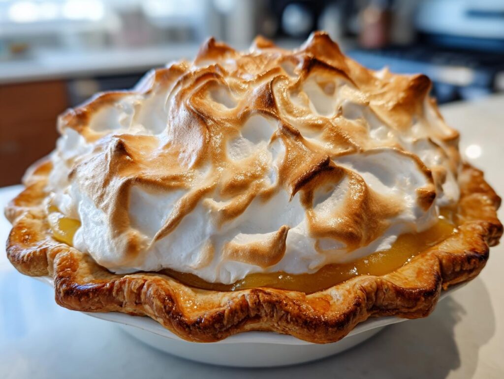Homemade Butterscotch Cream Pie