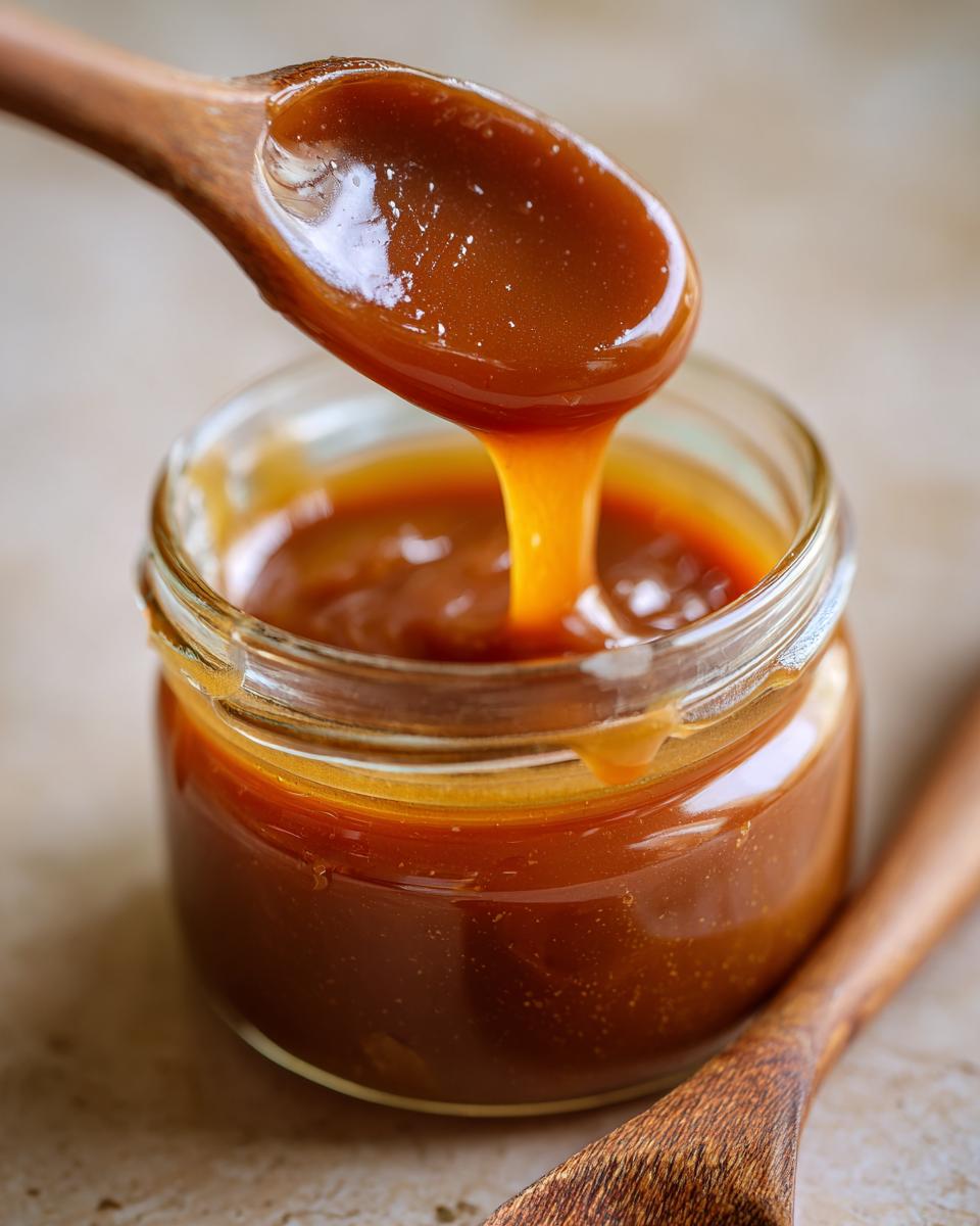 Homemade Caramel Sauce - detail 1