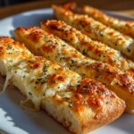 Homemade Cheesy Garlic Breadsticks Recipe