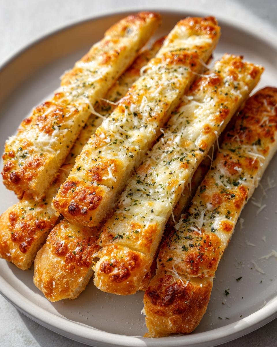 Homemade Cheesy Garlic Breadsticks Recipe - detail 2