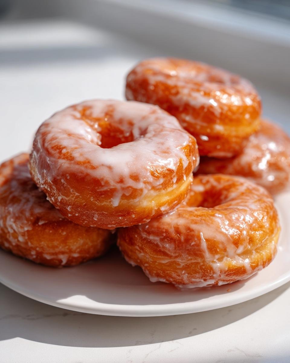 Homemade Glazed Doughnuts are easy to make at home - detail 1