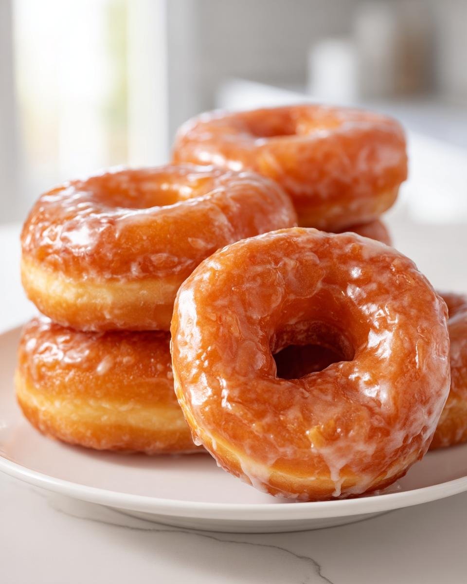 Homemade Glazed Doughnuts are easy to make at home - detail 2