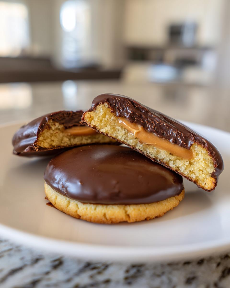 Homemade Tagalong Cookies - detail 1