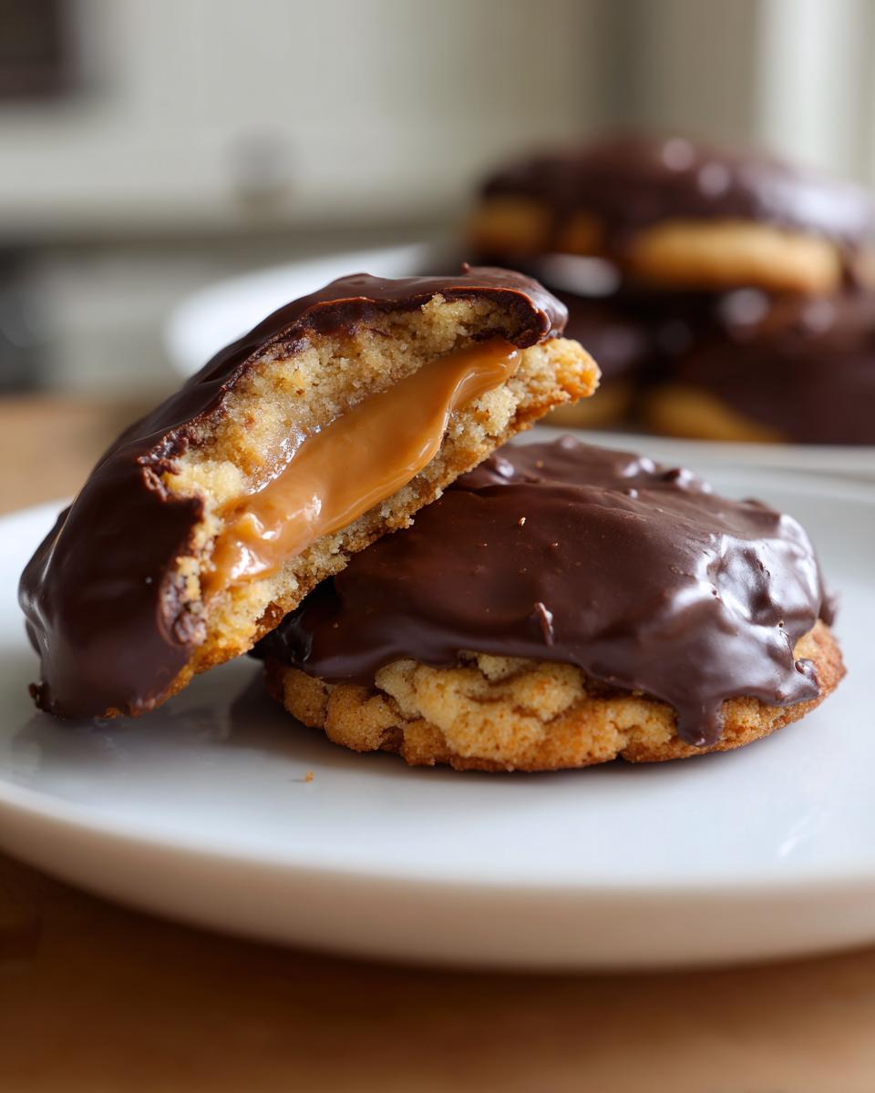 Homemade Tagalong Cookies - detail 2