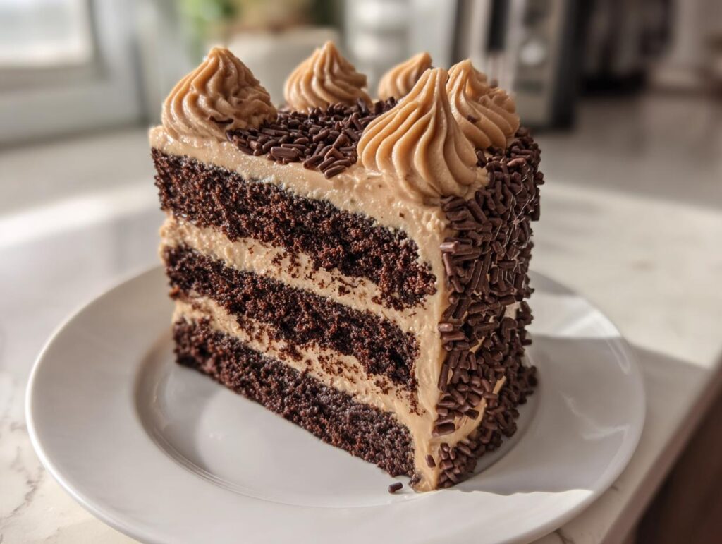 Kahlua Coffee Chocolate Layer Cake