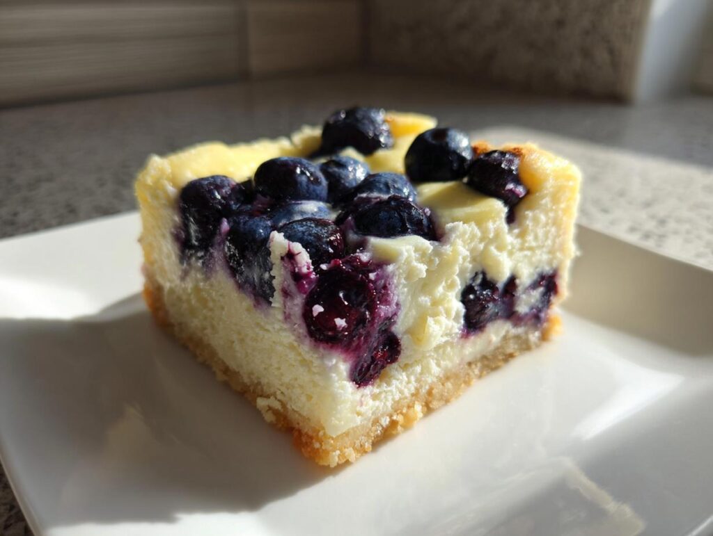 Lemon Blueberry Cheesecake Bars