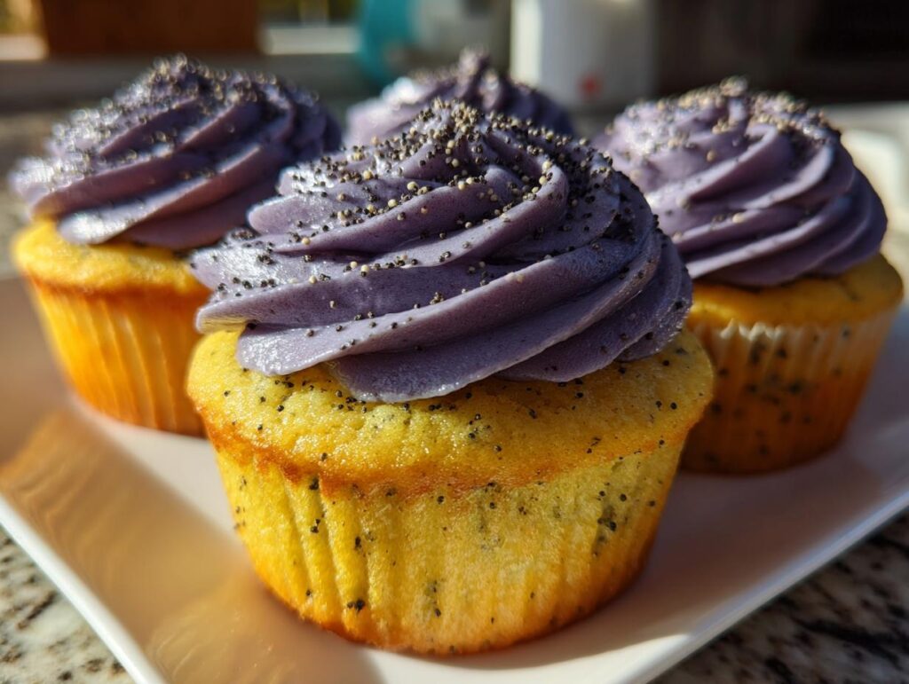Lemon Poppy Seed Cupcakes