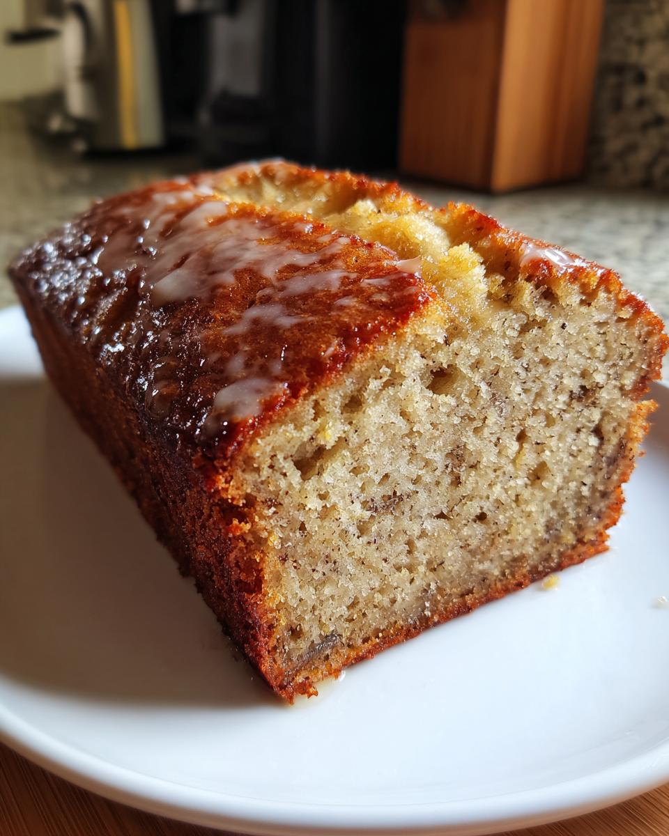 Low Calorie Banana Bread - detail 1