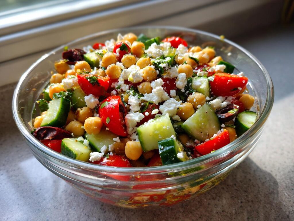 Mediterranean Chickpea Salad