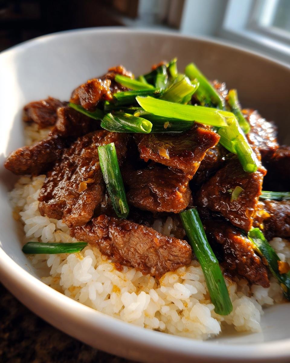 Mongolian Beef - detail 1