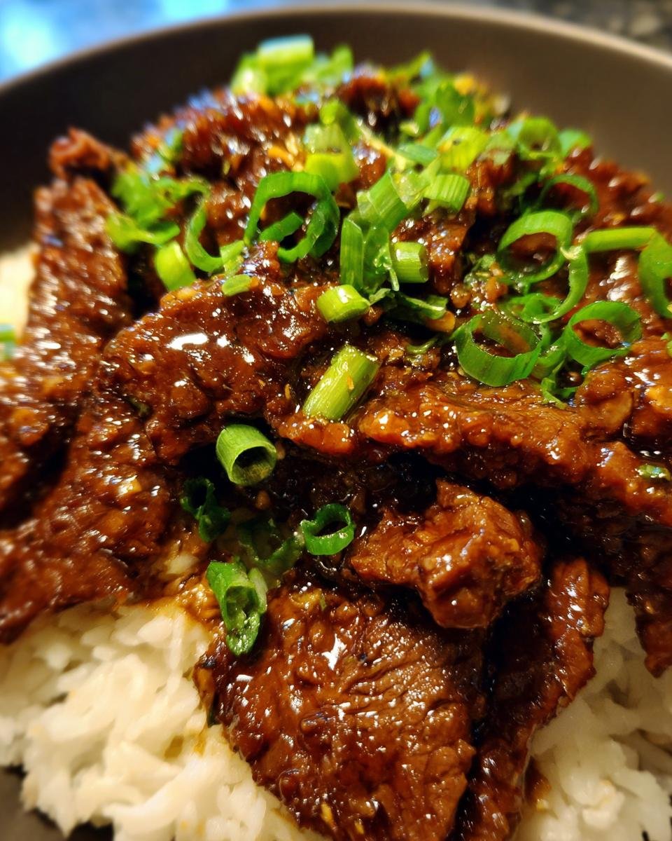 Mongolian Beef - detail 2