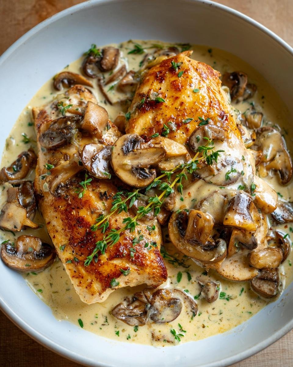 Mushroom Chicken - detail 1