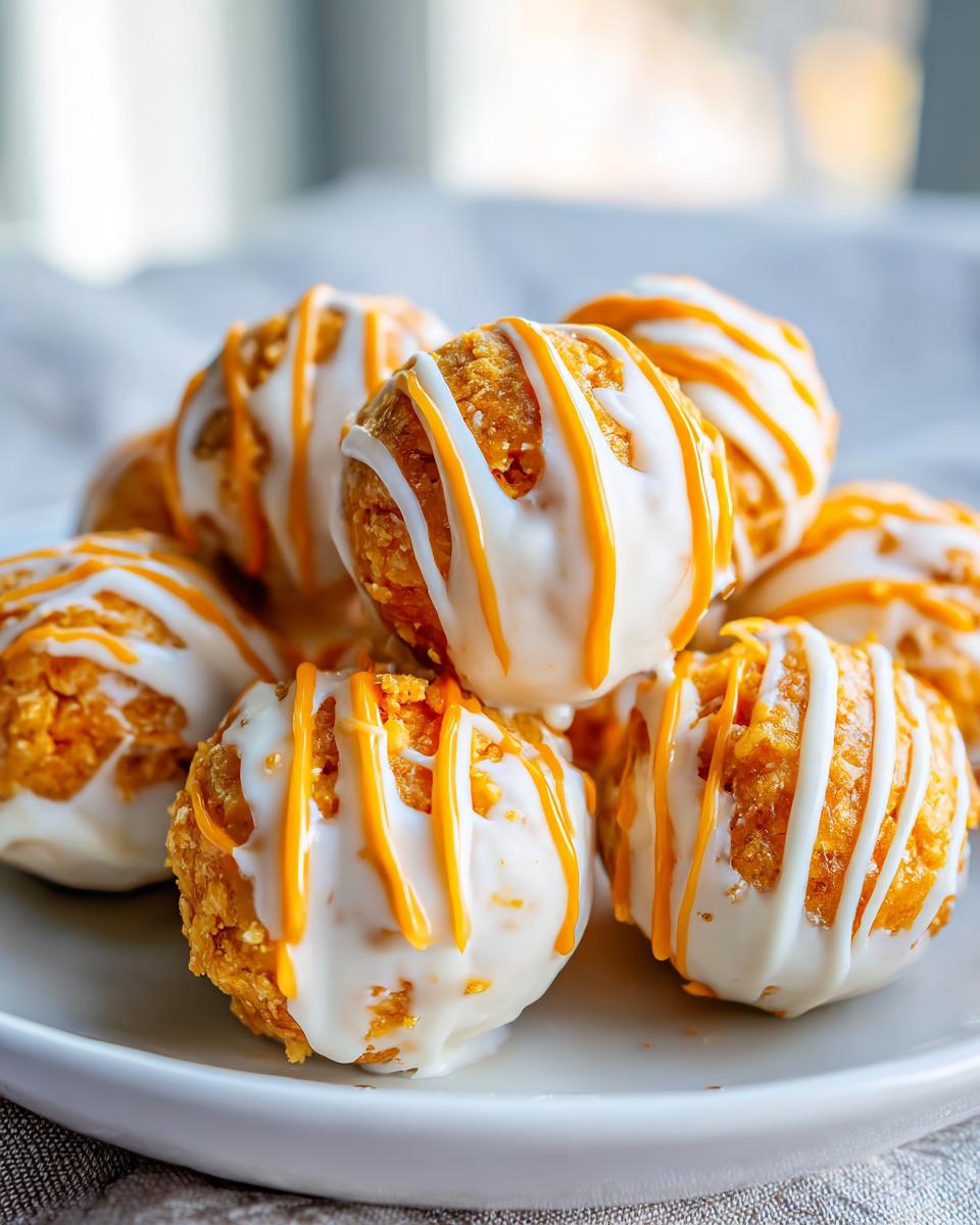 No Bake Pumpkin Cheesecake Balls - detail 2