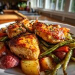 One Pan Honey Garlic Chicken and Vegetables