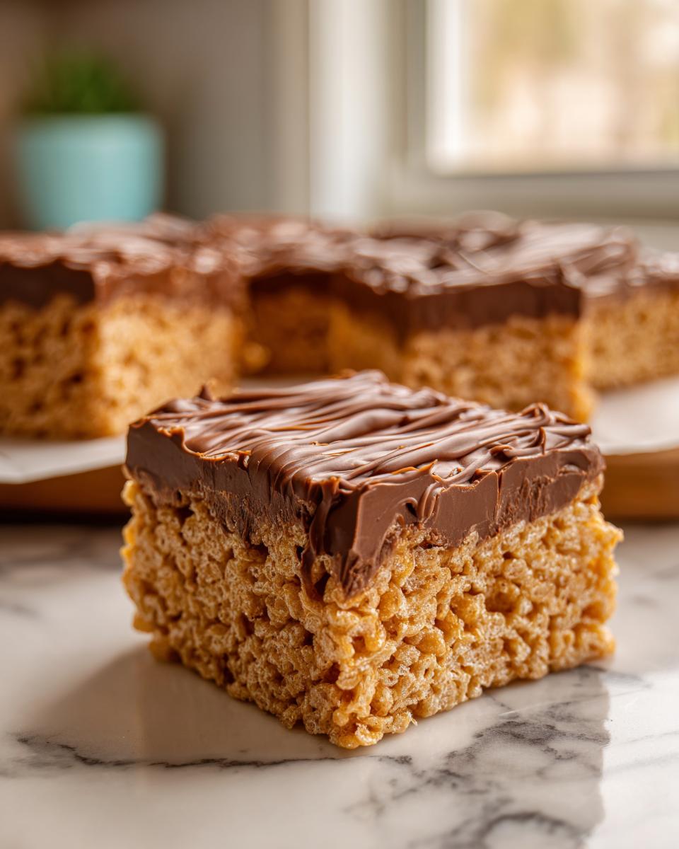 Peanut Butter Rice Krispie Treats - detail 2