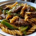 Philly Cheesesteak Pasta