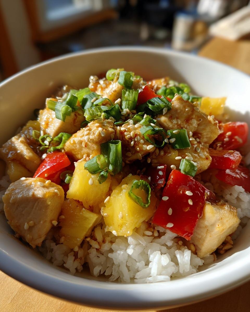 Pineapple Chicken and Rice - detail 2