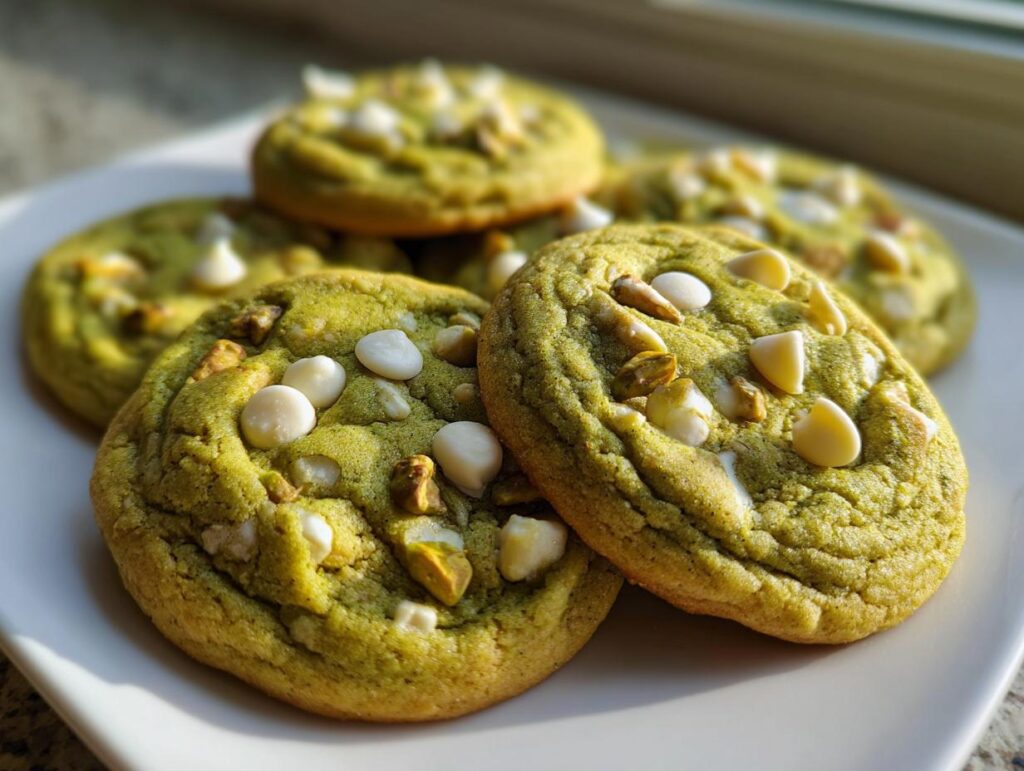 Pistachio Pudding Cookies